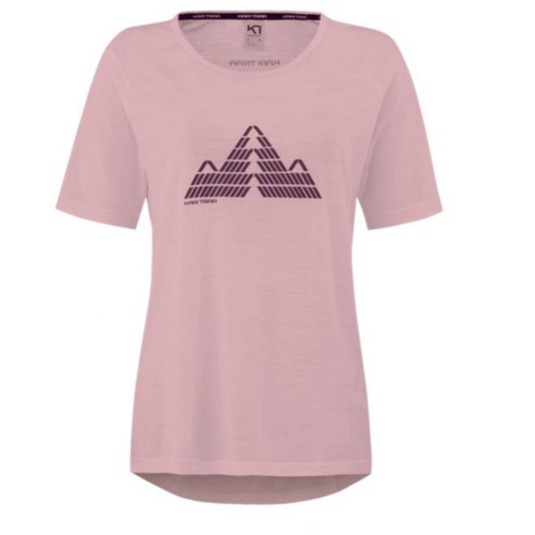 Camiseta de mujer Kari Traa Ane Short Sleeve rosa Prim