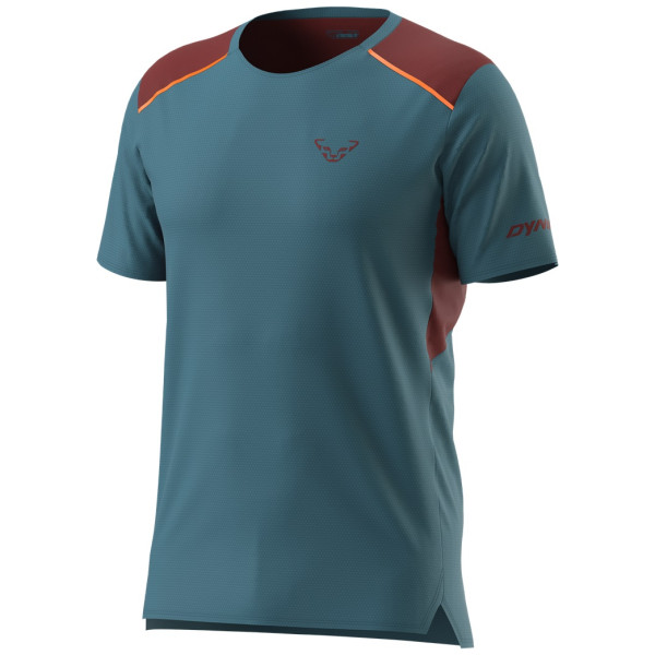 Camiseta funcional de hombre Dynafit Sky Shirt M azul/rojo 8161 - mallard blue/1570