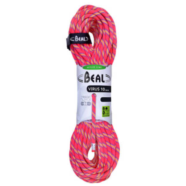 Cuerda de escalada Beal Virus 10 mm (50 m) rosa pink