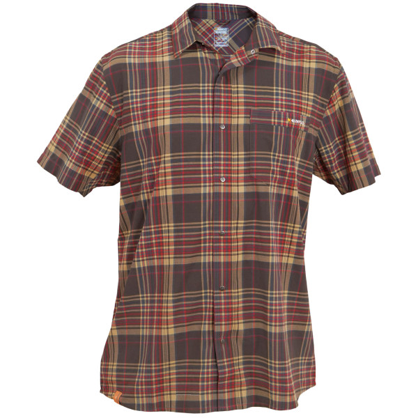 Camisa de hombre Warmpeace Bradford marrón brown