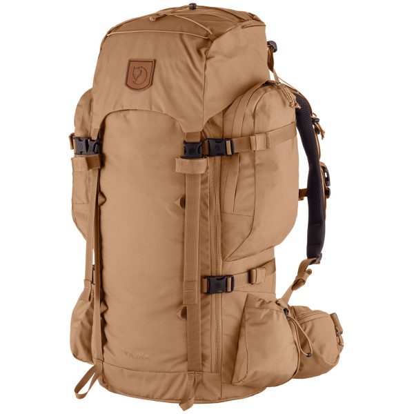 Mochila de senderismo Fjällräven Kajka 55 beige Khaki Dust