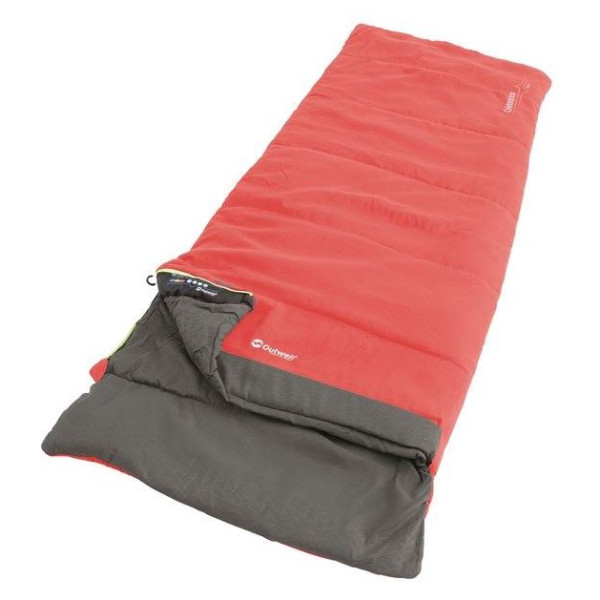 Saco de dormir tipo manta Outwell Celebration Lux rojo/gris Red