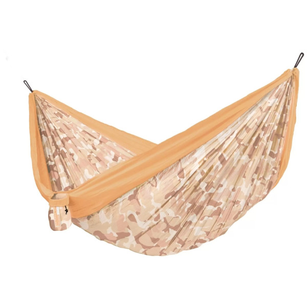 Hamaca La Siesta Colibri 3.0 Double Camo naranja/beige Sahara