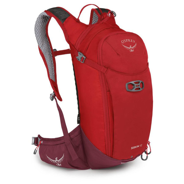 Mochila de ciclismo Osprey Siskin 12L rojo ultimate red