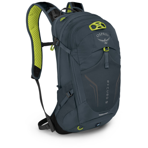 Mochila de ciclismo para hombre Osprey Syncro 12 II gris/amarillo WolfGray