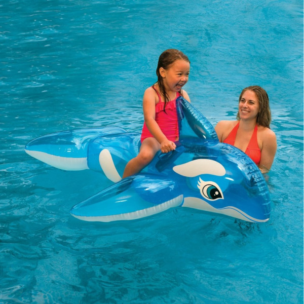 Orca hinchable Intex Lil' Whale RideOn 58523NP