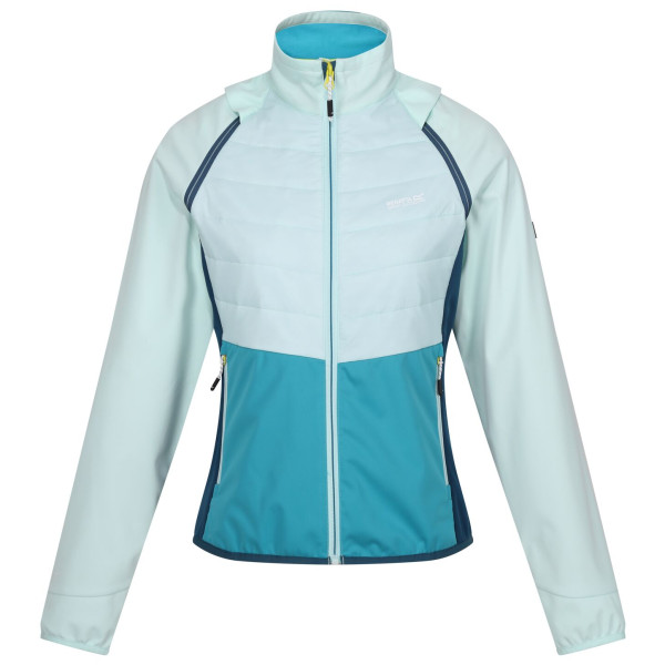 Chaqueta de mujer Regatta Wmn Steren II Hyb azul claro Bleached Aqua/Tahoe Blue