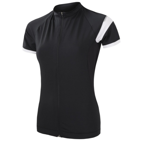 Maillot de ciclismo para mujer Sensor Cyklo Coolmax Classic negro