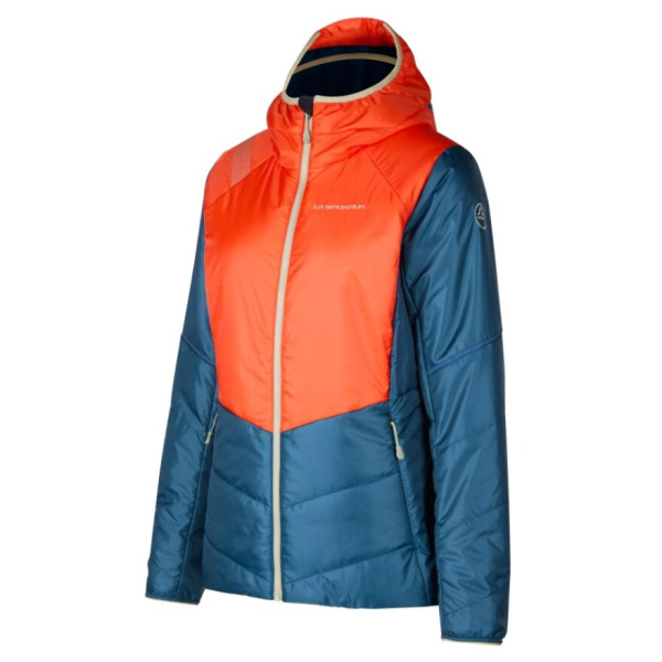 Chaqueta de mujer La Sportiva Mythic Primaloft Jkt W rojo/azul Cherry Tomato/Storm Blue