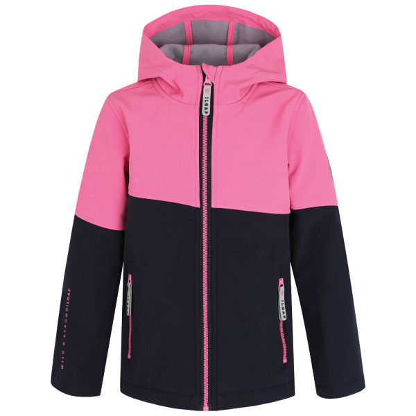 Chaqueta softshell para niños Loap London gris/rosa Sugar Plum | Gray