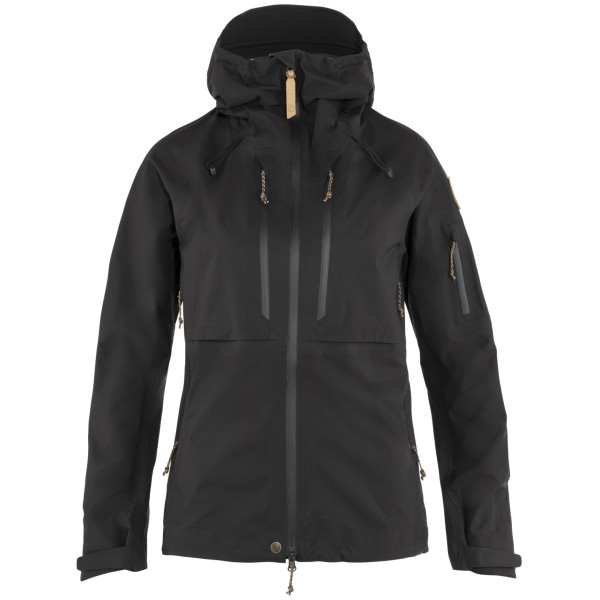 Chaqueta de mujer Fjällräven Keb Eco-Shell Jacket W negro black