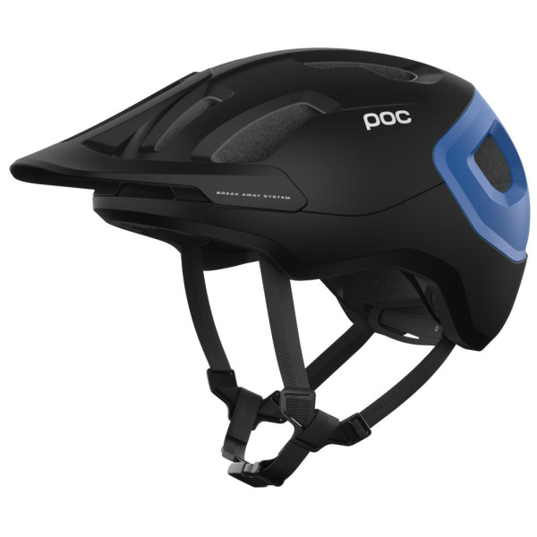 Casco de ciclismo POC Axion negro/azul Uranium Black/Opal Blue Metallic/Matt