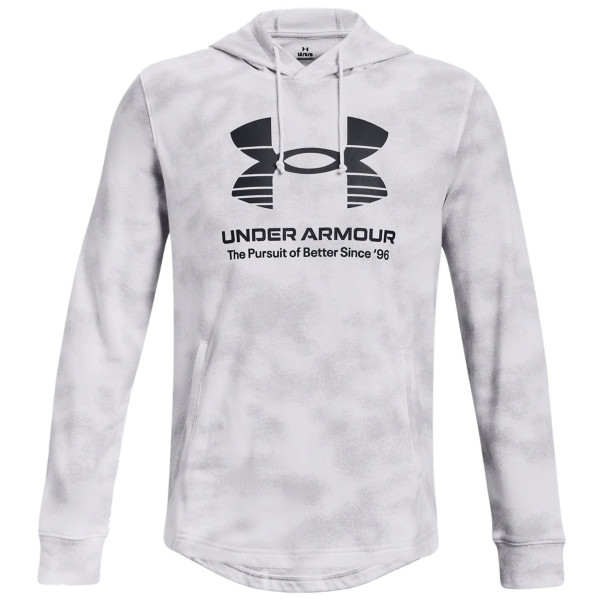 Sudadera de hombre Under Armour Rival Terry Novelty HD blanco White / Gray Mist / Black