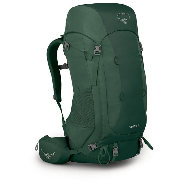 Mochila de senderismo Osprey Volt 65 verde axo green