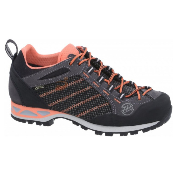 Calzado de mujer Hanwag Makra Low Lady GTX gris/rosa Asphalt/Orink