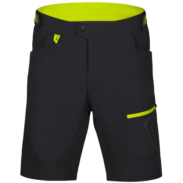 Pantalones cortos de ciclismo para hombre Etape Freedom 3.0 negro/amarillo černá/limeta