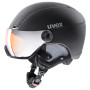 Casco de esquí Uvex HLMT 400 Visor style negro BlackMat