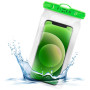 Funda impermeable para teléfono FIXED Float verde
