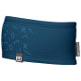 Banda para cabeza Ortovox Fleece Light Grid Headband azul Petrol Blue