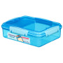 Caja de alimentos Sistema Snack Attack Duo 975ml azul oscuro Blue