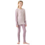 Juego funcional para niños Helly Hansen Jr Lifa Merino Midweight Set Purple Clay
