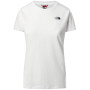 Camiseta de mujer The North Face S/S Simple Dome Tee blanco TnfWhite