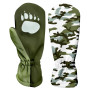 Guantes softshell para niños WAMU Khaki