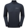 Camiseta funcional de hombre Montane Dart Xt Zip Neck azul oscuro Eclipse Blue