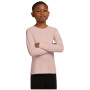 Camiseta funcional para niños Icebreaker K 200 Oasis LS Crewe Pink Quartz
