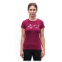 Camiseta funcional de mujer Sensor Merino Active Songbirds