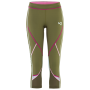 Mallas de tres cuartos para mujer Kari Traa Louise 3/4 Tights verde Tweed