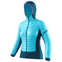 Chaqueta de mujer Dynafit Tlt Light Ins. W Hooded Jkt azul claro Silvretta