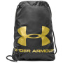 Funda de zapatos Under Armour Ozsee Sackpack negro/dorado Black/Metallic Gold
