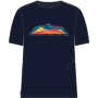 Camiseta funcional de hombre Icebreaker Tech Lite II SS Tee TBC azul oscuro Midnight Navy