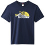 Camiseta de hombre The North Face Mountain Line Tee - Eu azul claro Summit Navy