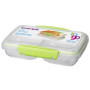 Caja de merienda Sistema Small Split To Go 350ml verde claro