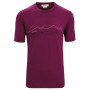Camiseta funcional de hombre Icebreaker Men Tech Lite II SS Tee violeta Go Berry