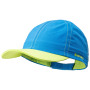 Gorra para niños Hi-Tec Berino Jr azul/verde SKYDIVER/LIME GREEN