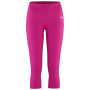 Mallas de tres cuartos para mujer Kari Traa Julie High W Capri rosa Fucha