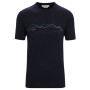 Camiseta funcional de hombre Icebreaker Men Tech Lite II SS Tee azul oscuro Midnight Navy