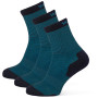Calcetines Warg Happy Merino M Mini Mix 3 pack negro/azul Black/Blue