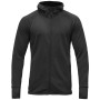 Sudadera de hombre Devold Nibba Man Jacket W/Hood negro Caviar