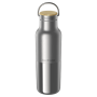 Termo Klean Kanteen Rise Reflect 16oz (w/ Bamboo Cap) plata Brushed Stainless