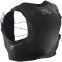 Chaleco de carrera Salomon Sense Pro 10 With Flasks negro black