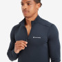 Camiseta funcional de hombre Montane Dart Xt Zip Neck