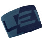 Banda para cabeza Salewa Pedroc Seamless Headband azul/negro Poseidon/