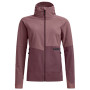 Chaqueta softshell de mujer Ortovox Venet Softshell Hooded Jacket rosa-vileta Dusk Rose