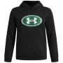 Sudadera para niños Under Armour UA B Rival FLC Key Pt Fil Hd Ultimate Black negro Ultimate Black / / White
