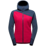Chaqueta polar para mujer La Sportiva Bristen Thermal Hoody W rosa/gris Azalea/Night Sky