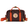 Bolsa de hombro Fjällräven Kånken Koncept Crossbody negro/rojo Black Oak-Rowan Red
